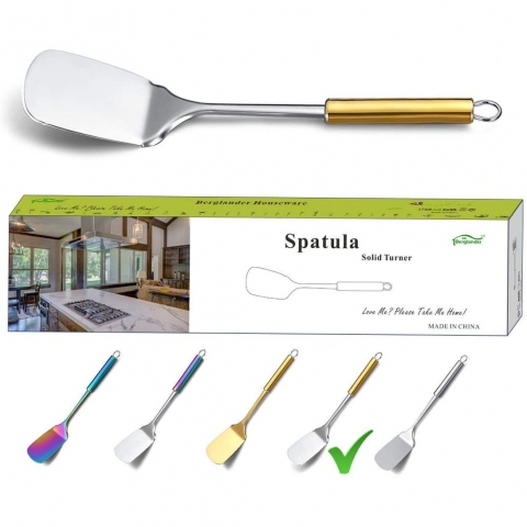 Berglander Paslanmaz elik Servis Spatulas(Gm/Gold)