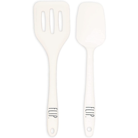 COOK WITH COLOR Spatula Seti (2 Para, Beyaz)