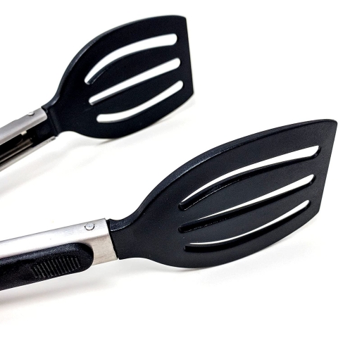 Norpro Silikon Delikli Spatula (Siyah)