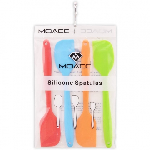 MOACC Silikon Spatula Seti(4 Para, ok Renkli)