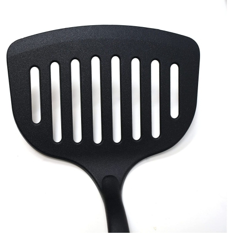 Norpro Silikon Delikli Spatula (Siyah)