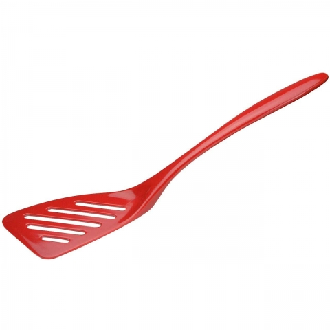 Gourmac Melamine Delikli Spatula(Krmz)