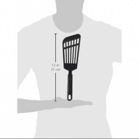 Winco Nylon Spatula (Siyah)