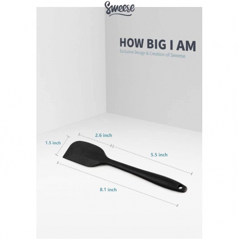 Sweese Silikon Spatula (Siyah)