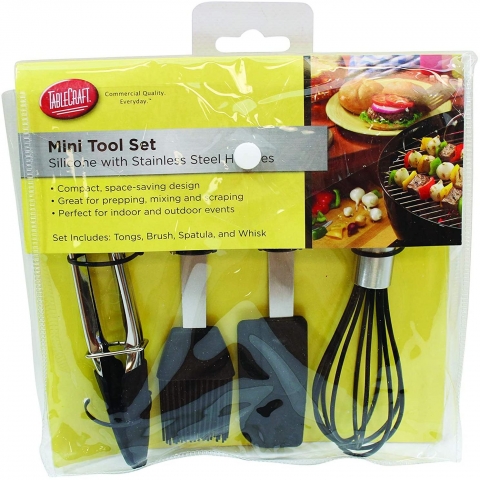 Tablecraft Silikon Spatula Seti (Yeil, 4 Para)