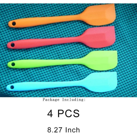 zYoung Silikon Spatula Seti(ok Renkli, 4 Para)