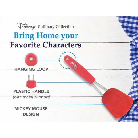 Best Brands Silikon Spatula(Disney Minnie Mouse)