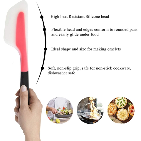 SAI SHA Silikon Spatula (Pembe)