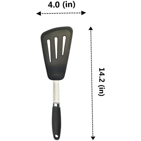 LOVE FLY Silikon Spatula(Siyah)