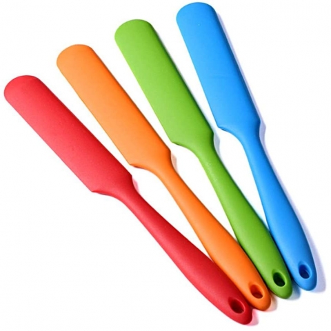 Grade Silikon Spatula Seti(4 Para, Renkli)