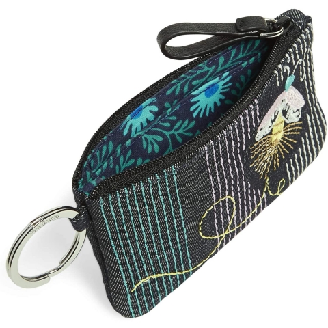 Vera Bradley RFID Kadn Czdan (Ak Gri)