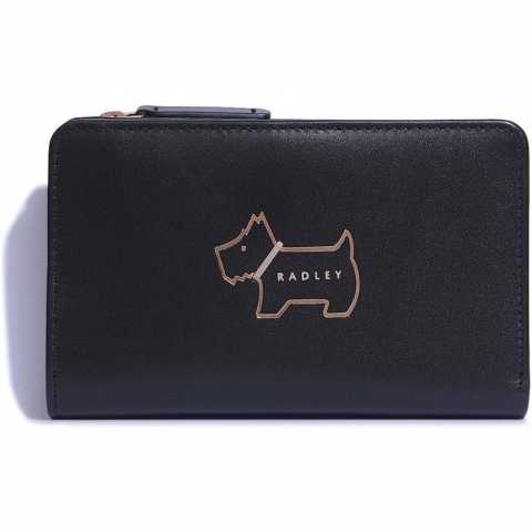 Radley London Heritage Dog Kadn Czdan (Medium, Siyah)