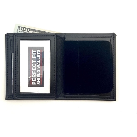 Perfect Fit Shield Wallets RFID Unsex Deri Kartlk (Siyah)