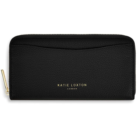 KATIE LOXTON Deri Czdan (Siyah)