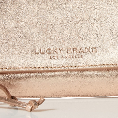 Lucky Brand Kadn Deri Czdan (RoseGold)