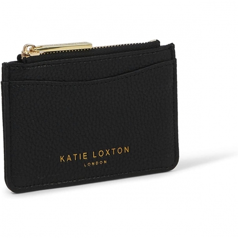 KATIE LOXTON Deri Czdan (Siyah)