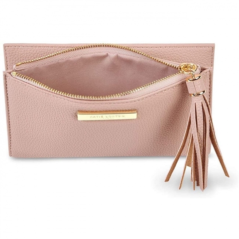 KATIE LOXTON Kadn Deri Czdan (Pembe)