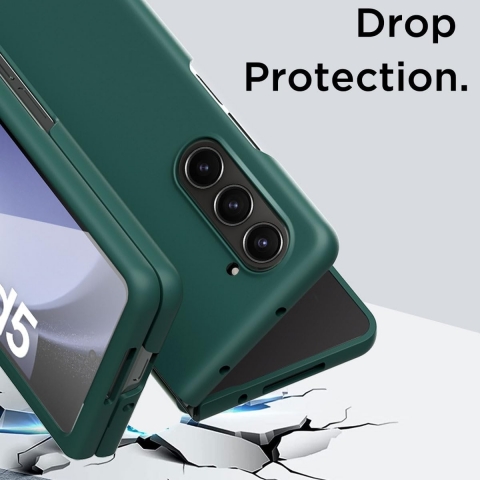 AICase Sararmaya Kar Galaxy Z Fold 5 Klf-Green