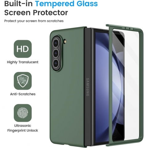 Ruky Tam Korumal Galaxy Z Fold 5 Klf-Green