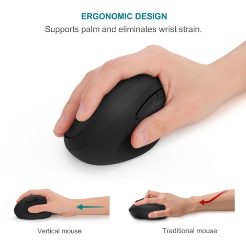 Jelly Comb Wireless Ergonomik Mouse