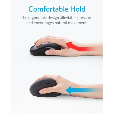 Anker Wireless Vertical Ergonomik Mouse