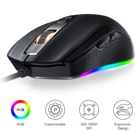 LUDOS FLAMMA Gaming Ergonomik Mouse