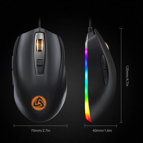 LUDOS FLAMMA Gaming Ergonomik Mouse