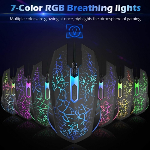 VersionTECH. RGB Ergonomik Gaming Mouse