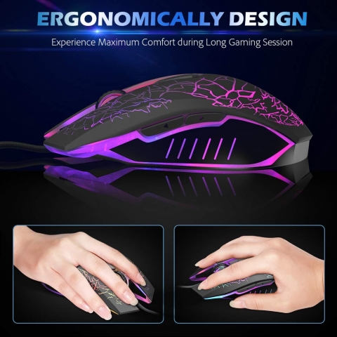 VersionTECH. RGB Ergonomik Gaming Mouse