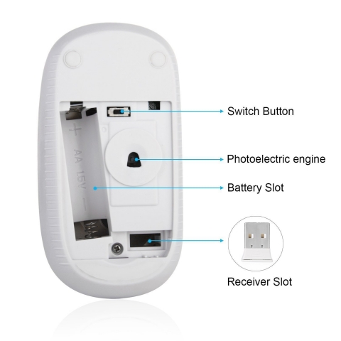 Jelly Comb Beyaz Wireless Mouse