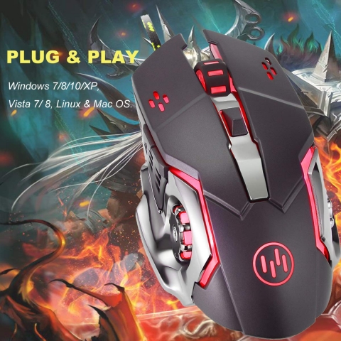 VEGCOO C15 Laser Ergonomik Gaming Mouse (9200 DPI)