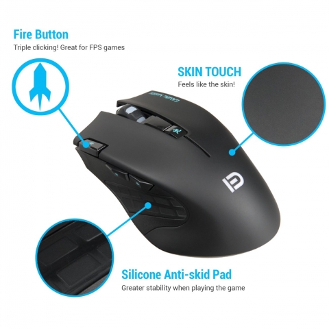 Povee Wireless Wireless Ergonomik Mouse