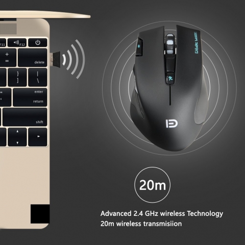 Povee Wireless Wireless Ergonomik Mouse