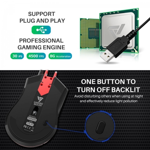 VicTsing Ergonomic Gaming Mouse