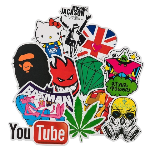 AMAZINGSTICKERS Sticker kartma (100 Adet)