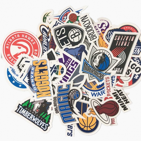 SHINE-CO LIGHTING NBA Sticker karma (30 Adet)