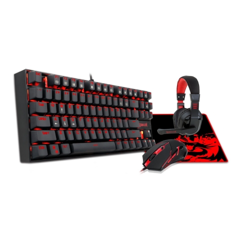 Redragon K552-BB Gaming Klavye / Mouse ve Kulaklk Set