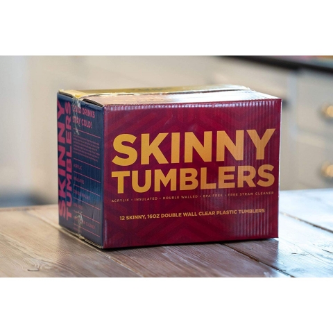 SKINNY TUMBLERS Su Termosu (12 Adet)