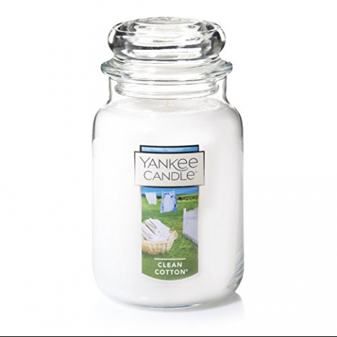 Yankee Candle Large Kavanoz Mum (Clean Cotton)