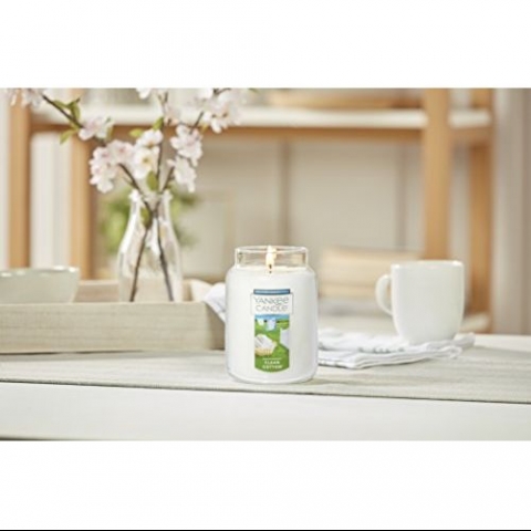 Yankee Candle Large Kavanoz Mum (Clean Cotton)