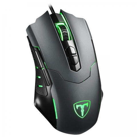 PICTEK Ergonomik Kablolu Gaming Mouse [7200 DPI]