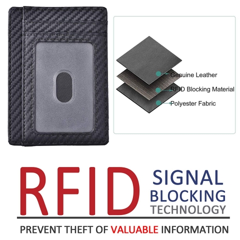 Kinzd RFID Engellemeli Erkek Minimal Kartlk