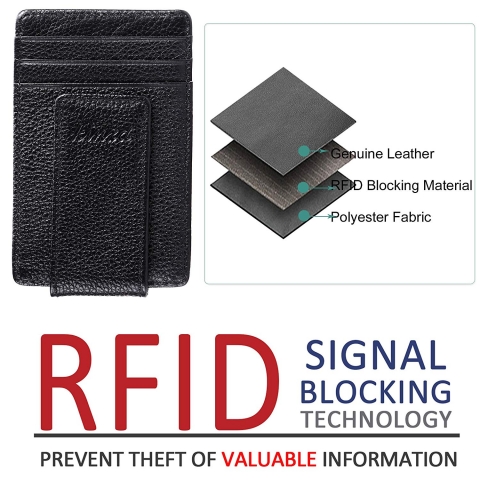 Kinzd RFID Engellemeli Erkek Minimal Kartlk