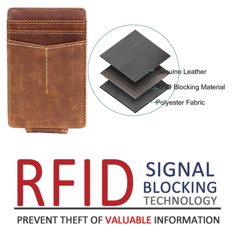 Kinzd RFID Engellemeli Erkek Minimal Kartlk