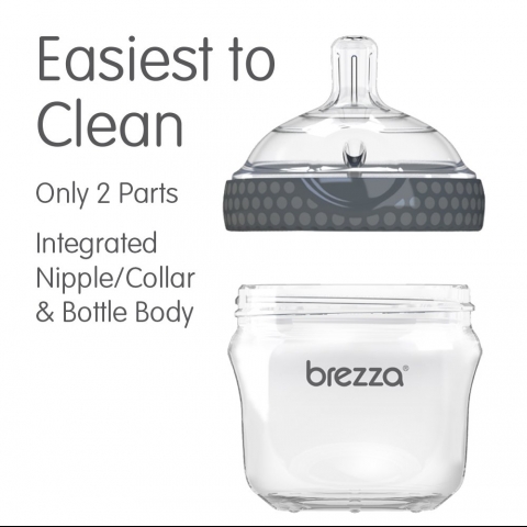 Baby Brezza Biberon (266ml) (Beyaz) (3Adet)