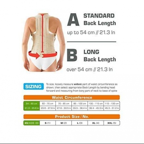 Neo G Dorsolumbar Dik Duru Korsesi (M)