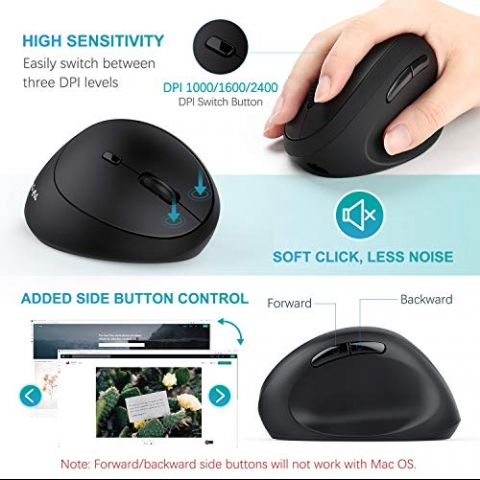 Jelly Comb Vertical Ergonomic Mouse