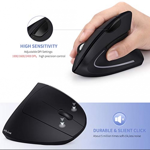 Jelly Comb Wireless Ergonomic Mouse