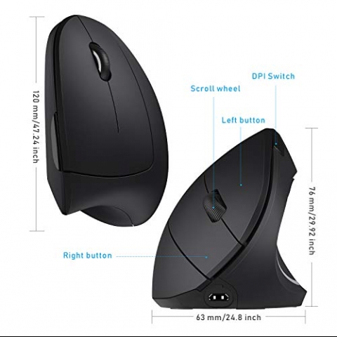 Jelly Comb Wireless Ergonomic Mouse