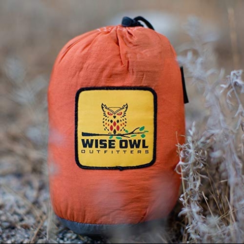 Wise Owl Outfitters Tanabilir Kamp Hamak (Turuncu)